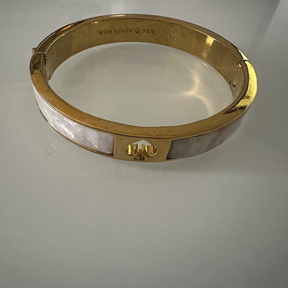 Kate Spade Gold and Cream Bracelet